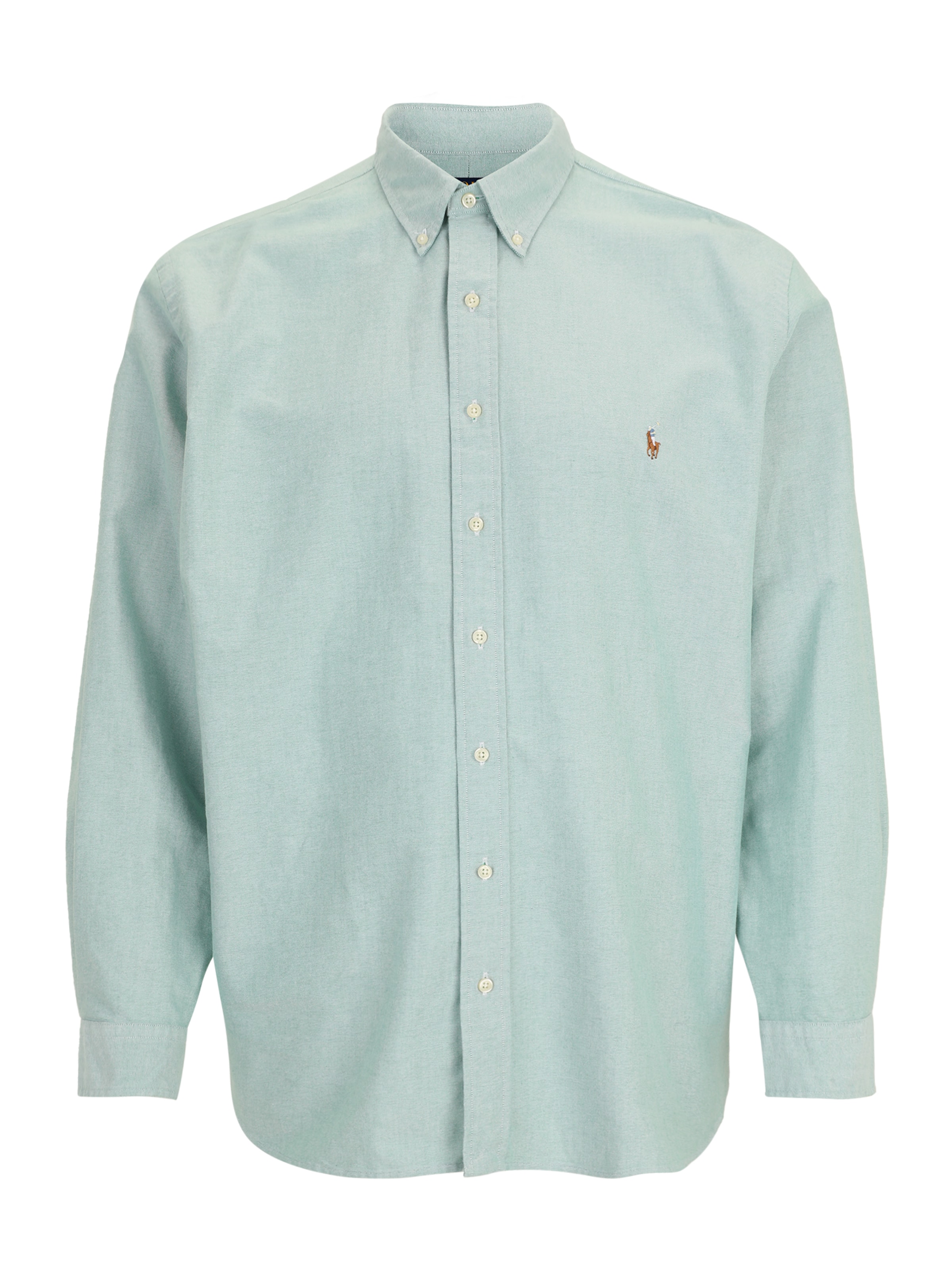 Polo Ralph Lauren Big &amp; Tall - Ajuste regular Camisa en verde: frente