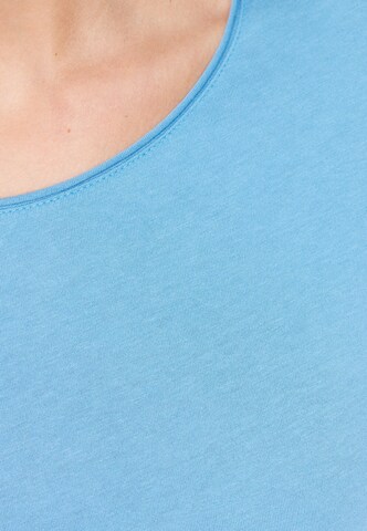 Cotton Candy Rundhals-Shirt 'Beggy' in Blau