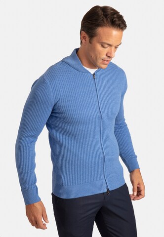 Sir Raymond Tailor Strickjacke 'Milan' in Blau