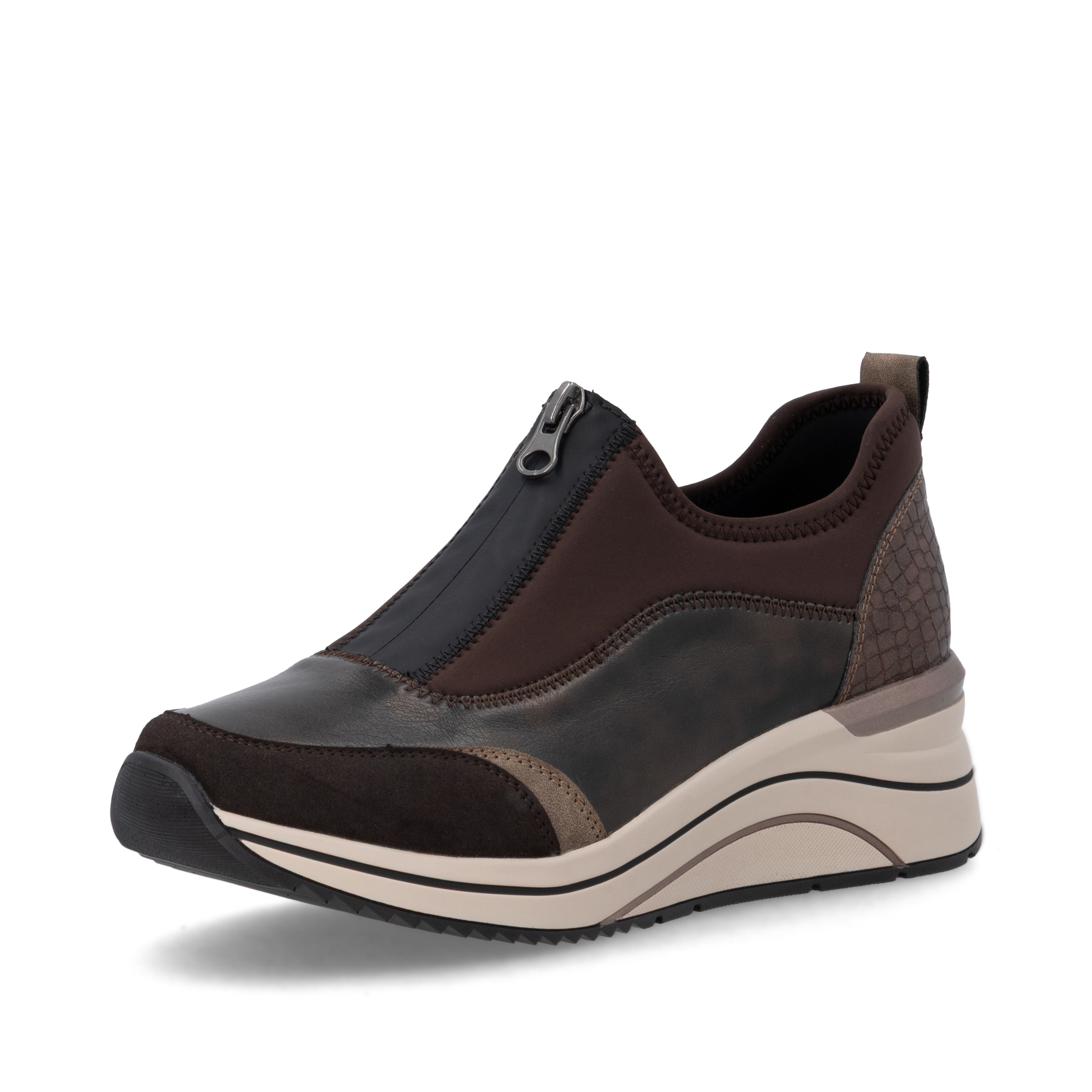 Slip on REMONTE en marron : devant
