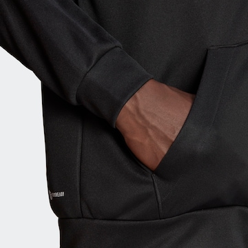 ADIDAS PERFORMANCE Athletic Zip-Up Hoodie 'Train Essentials Seasonal ' in Black