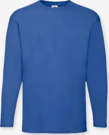 Sweat-shirt FRUIT OF THE LOOM en bleu : devant