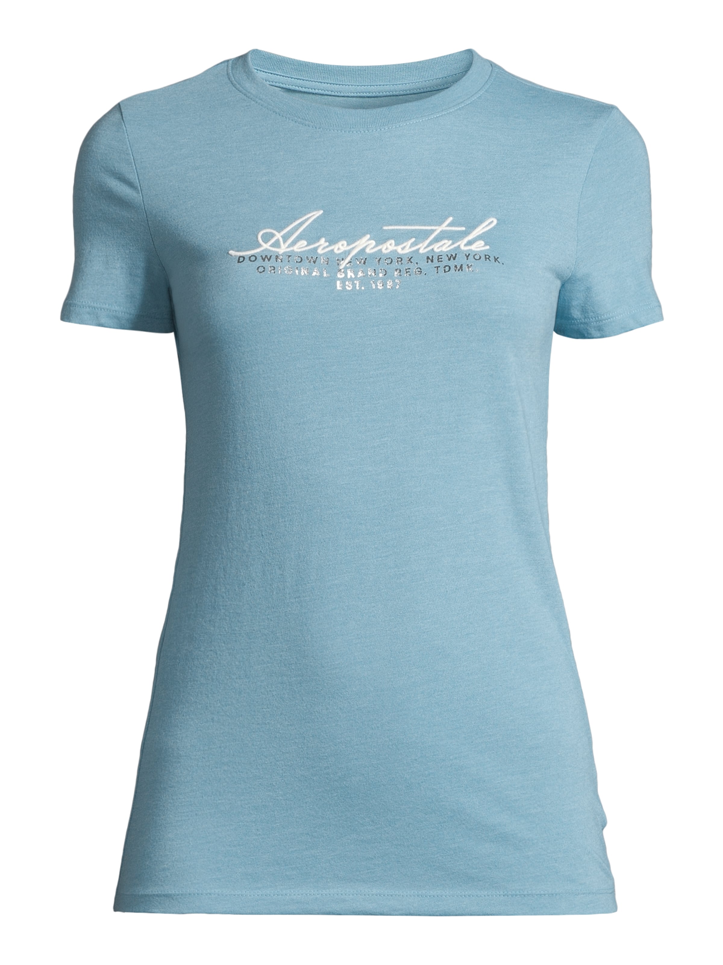 AÉROPOSTALE Shirt 'JULY' in Blue: front