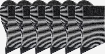 H.I.S Socks in Black: front