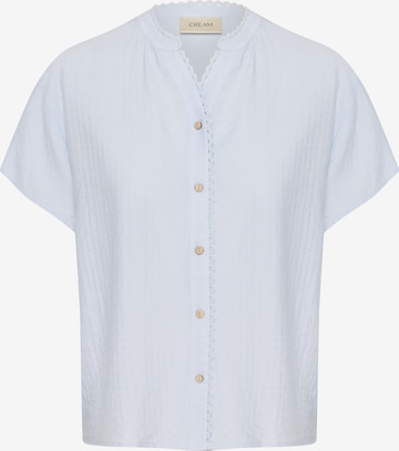 Cream Blouse 'Lori' in Blauw: voorkant