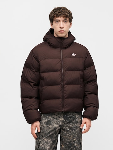 ADIDAS ORIGINALS - Casaco de inverno em castanho: frente
