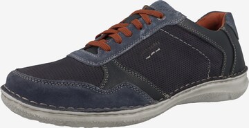 JOSEF SEIBEL Athletic Lace-Up Shoes 'Anvers 97' in Blue: front