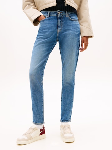 Tommy Jeans Slimfit Jeansy w kolorze niebieski: przód