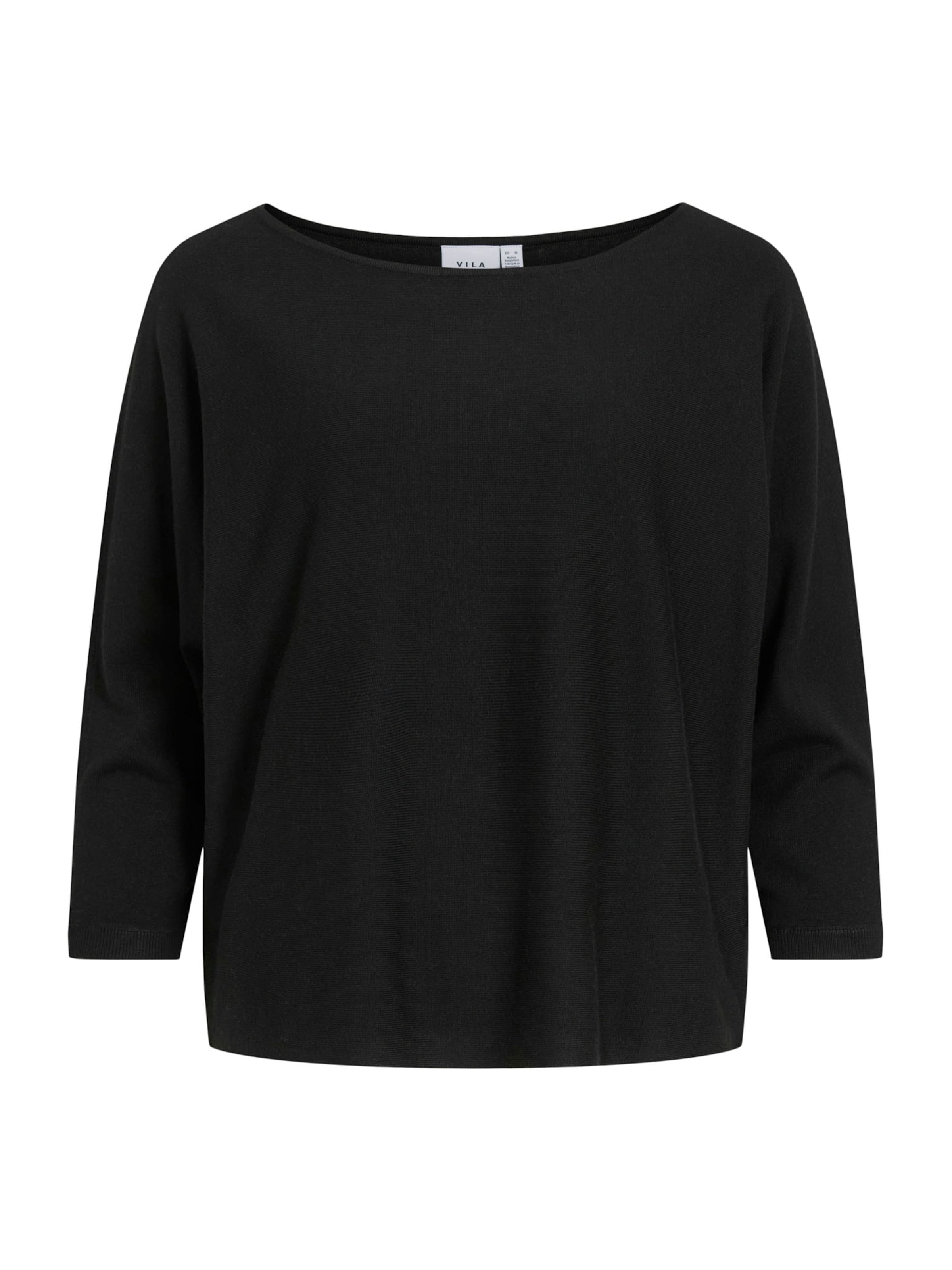 Pull-over 'VIMALU' VILA en noir : devant