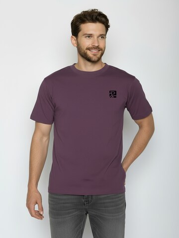 GREENBOMB Shirt ' Fusion Bike Square ' in Red: front