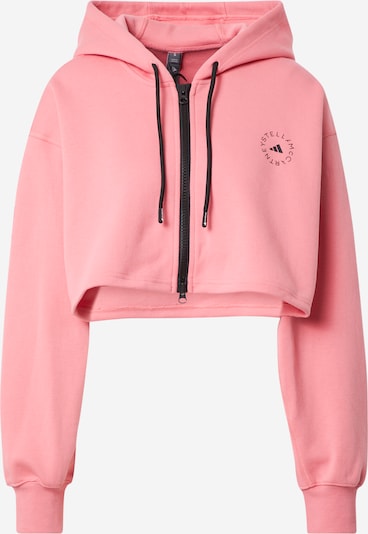 adidas by Stella McCartney Sportief sweatvest in de kleur Lichtroze / Zwart, Productweergave
