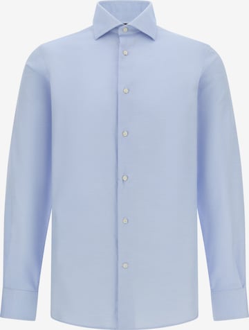 Boggi Milano Regular fit Skjorta i blå: framsida