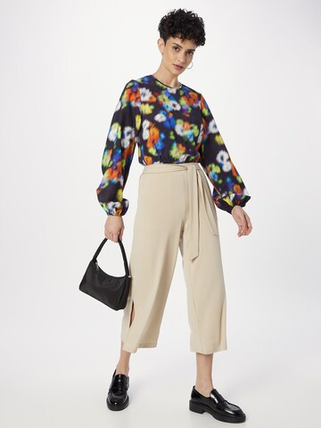 Kaffe Wide leg Broek 'KAMalli' in Beige