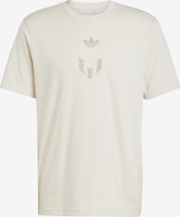 ADIDAS ORIGINALS Shirt 'Messi' in Beige: front