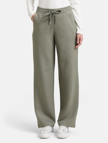 TOM TAILOR Loose fit Pants in Green: front