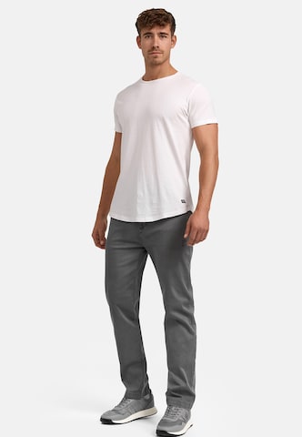 INDICODE JEANS Regular Chino 'Gabrin' in Grijs