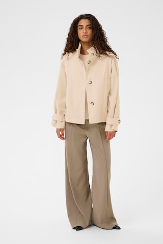 SOAKED IN LUXURY Overgangsjakke 'SLJannine' i beige