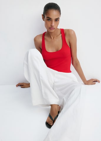 MANGO Stricktop 'LAURA' in Rot: Vorderseite