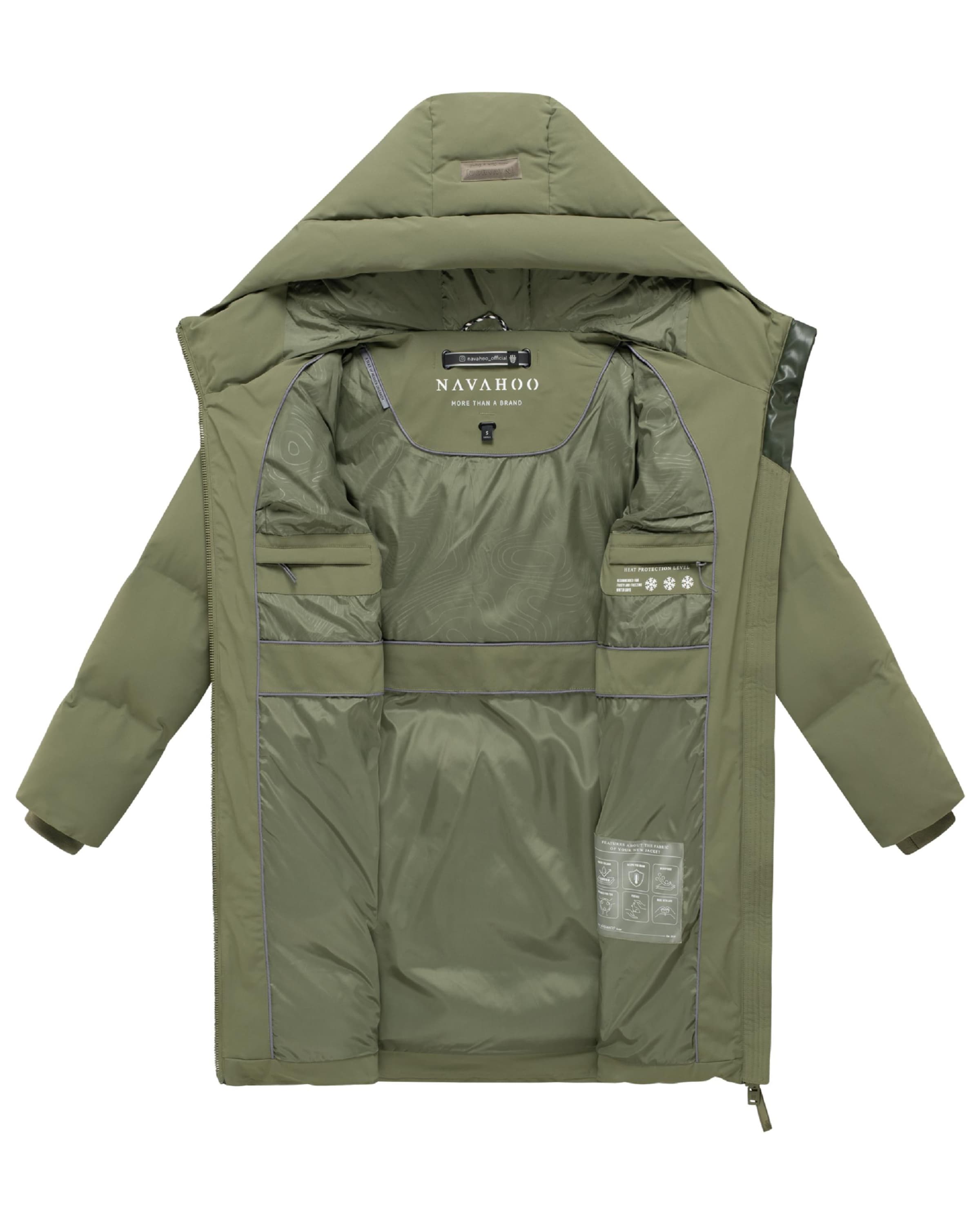 Cappotto funzionale di NAVAHOO in verde