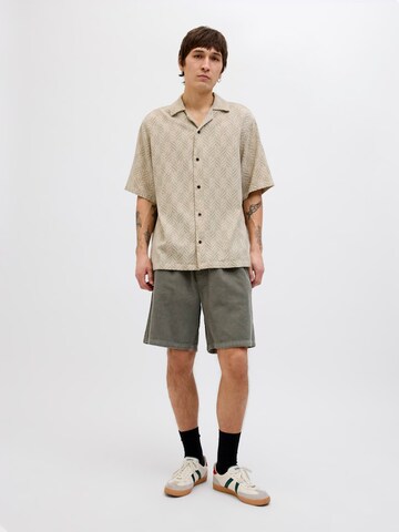 JACK & JONES Широкий Штаны 'JPSTBill' в Зеленый
