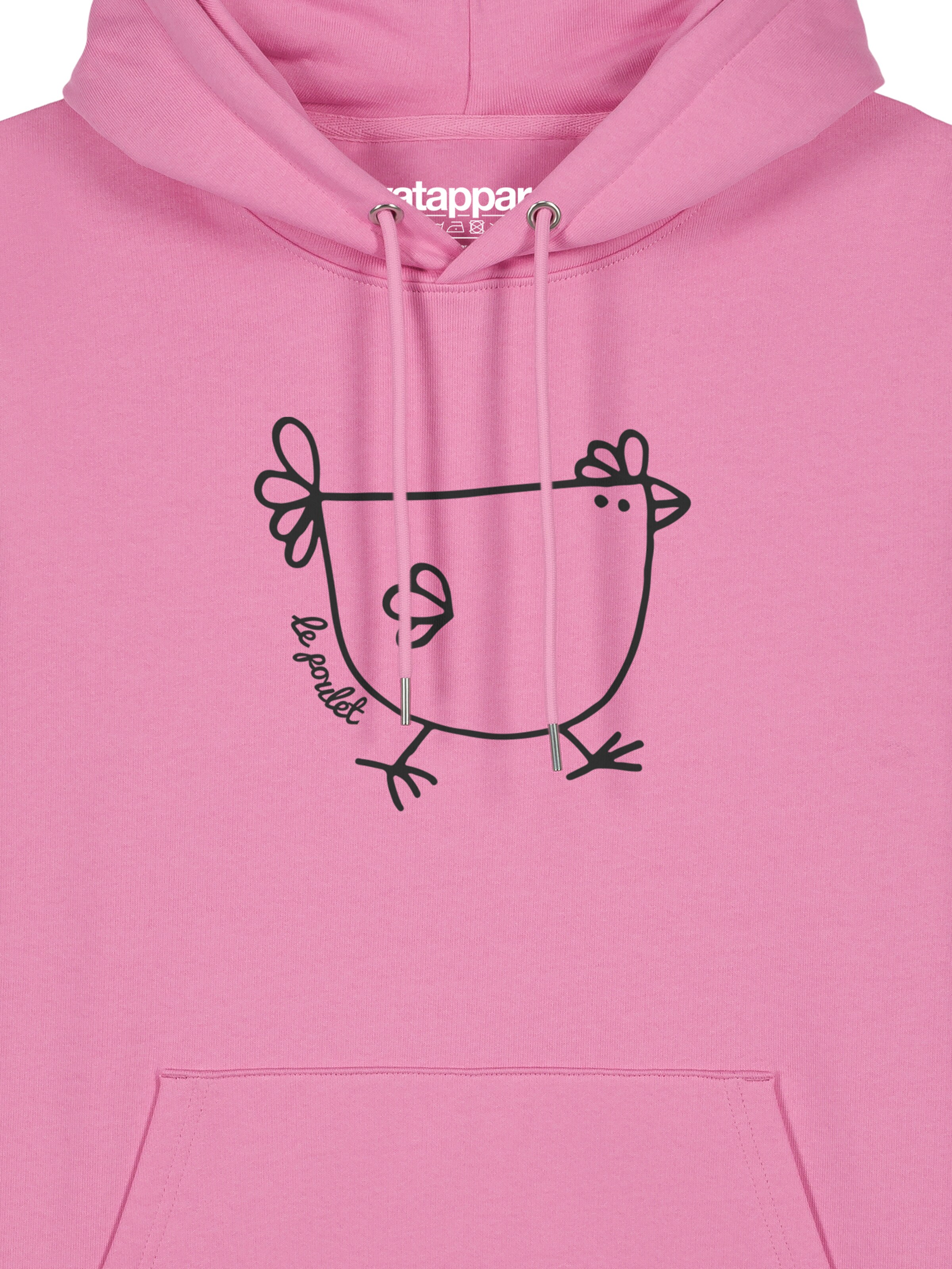 Watapparel Sweatshirt ' Le poulet - das Huhn ' in Pink