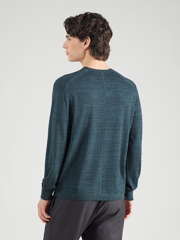 Calvin Klein Regular Пуловер в зелено: отзад