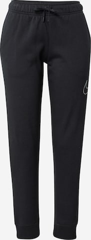 Nike Sportswear Tapered Pants in Black: front