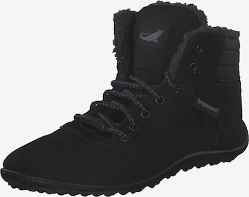 Leguano Lace-Up Ankle Boots in Black: front