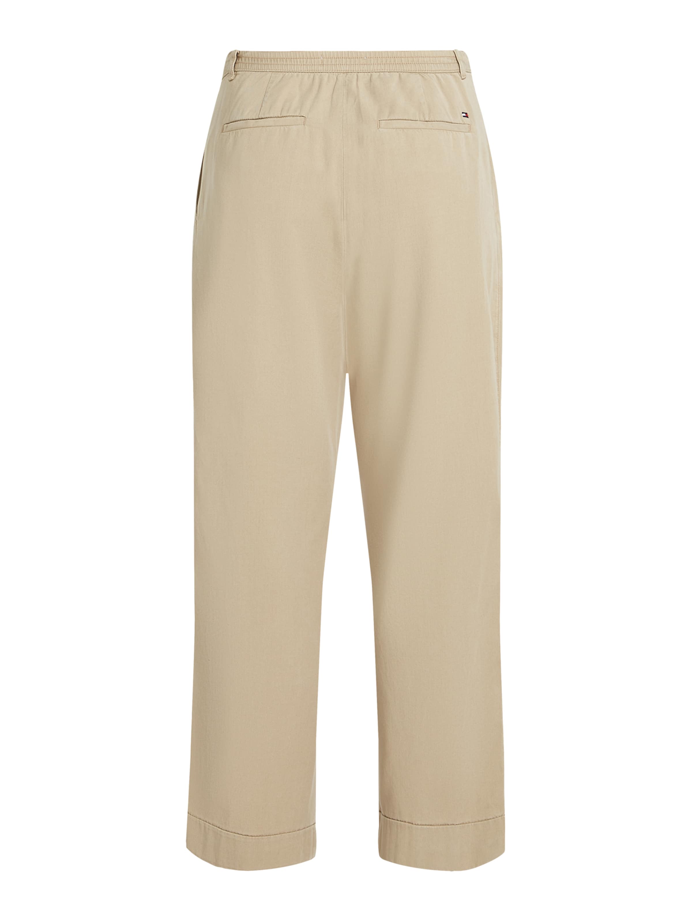 TOMMY HILFIGER - Loosefit Calças com pregas em bege