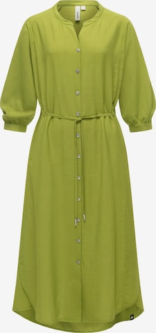 Robe-chemise 'Trea' Ragwear en vert : devant