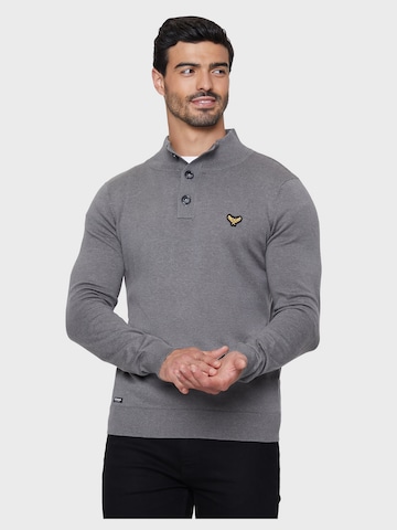 Threadbare Sweater 'Hawke' in Grey: front