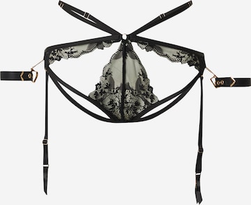 juoda Hunkemöller Liemenėlė atvirais kaušeliais 'Nadia': priekis