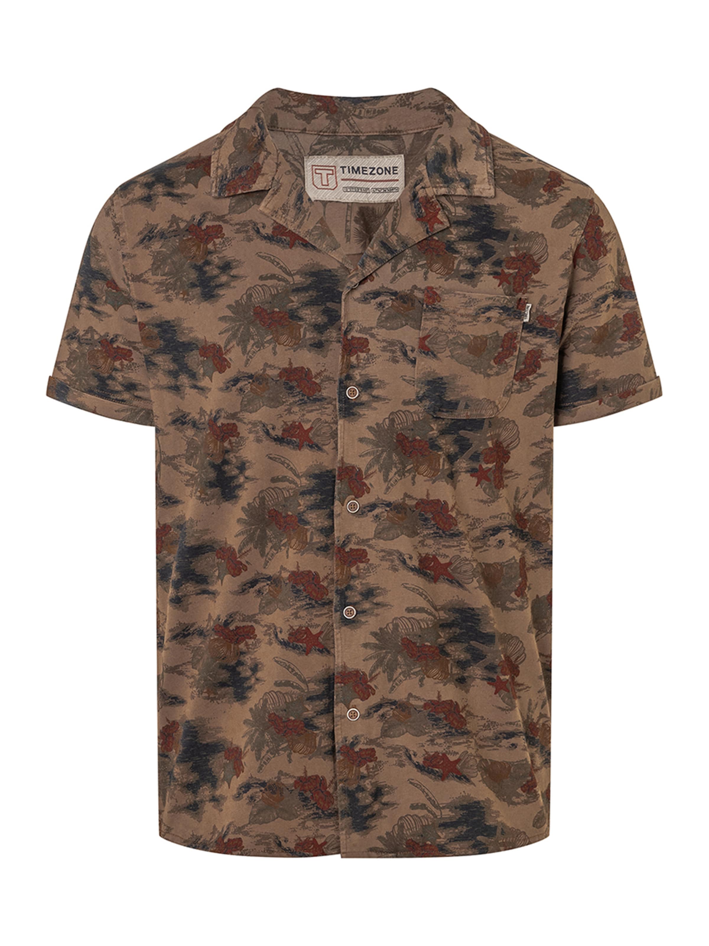 TIMEZONE Shirt 'Jersey' in Green: front