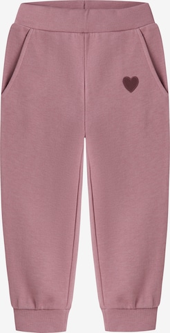 NAME IT - Tapered Calças 'NMFVIMA' em roxo: frente
