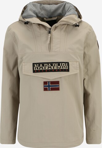 Veste fonctionnelle 'Rainforest' NAPAPIJRI en beige : devant