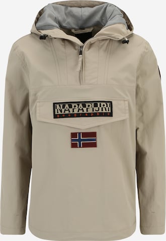 NAPAPIJRI Weatherproof jacket 'Rainforest' in Beige: front