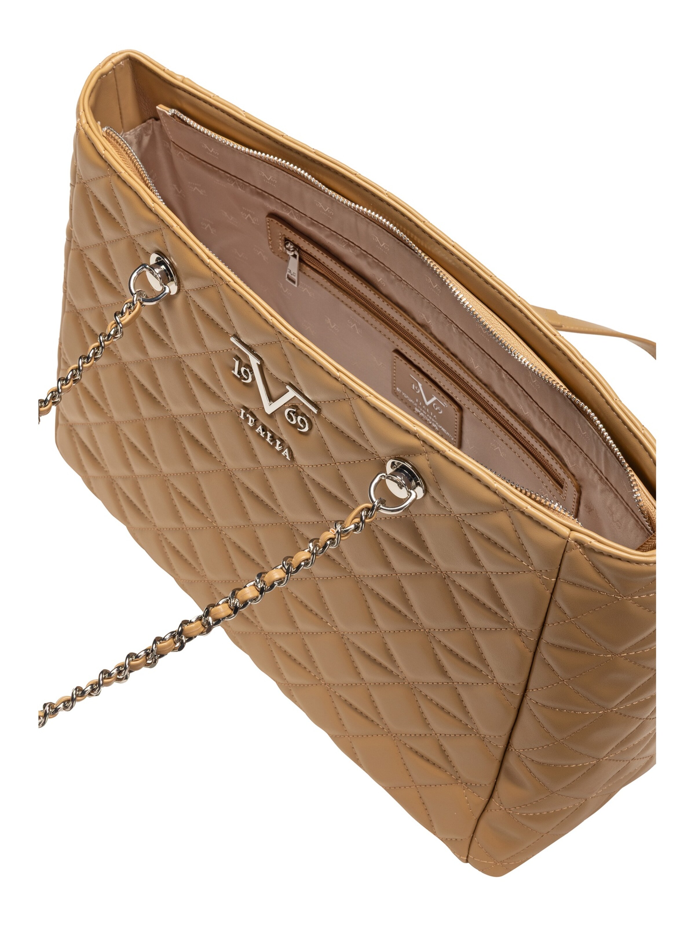 19V69 ITALIA Shopper 'Silvia Silver' in Brown