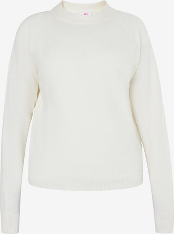 Pull-over MYMO en blanc : devant