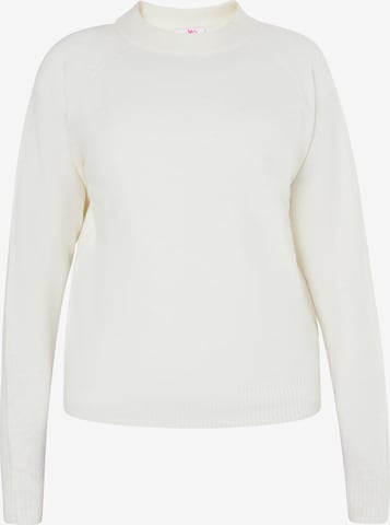 Pull-over MYMO en blanc : devant