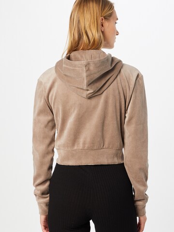 WEEKDAY Sweatjacke 'Juno' in Beige