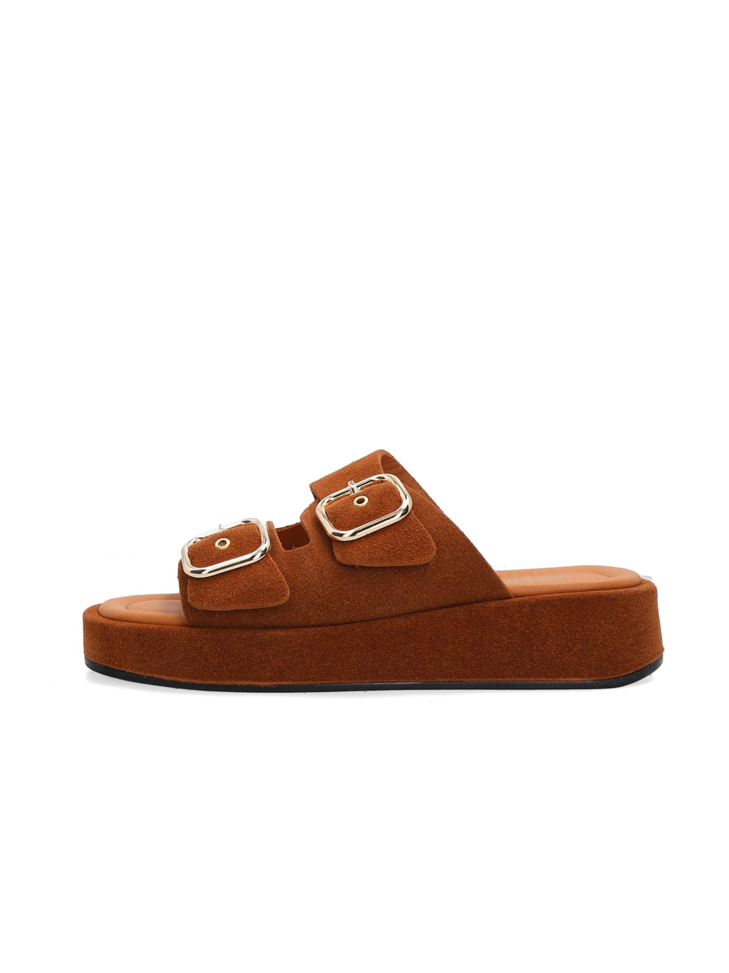 VENEZIA Pantolette‌‌‌‌‌‌‌‌ in Braun: Vorderseite