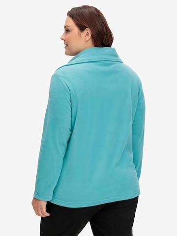 SHEEGO Fleecejacke in Blau