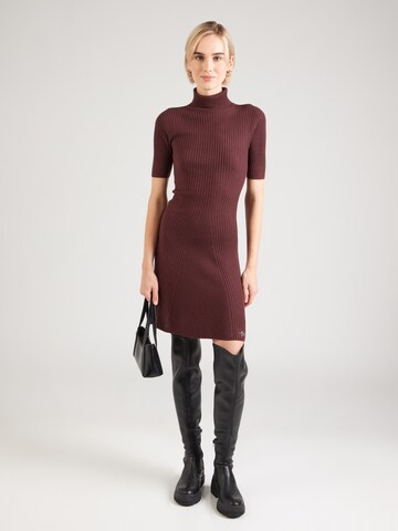 Rochie tricotat 'JULIA' de la GUESS pe maro: față