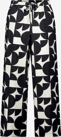 Betty & Co Slimfit Schlupfhose mit Print in Schwarz: Vorderseite