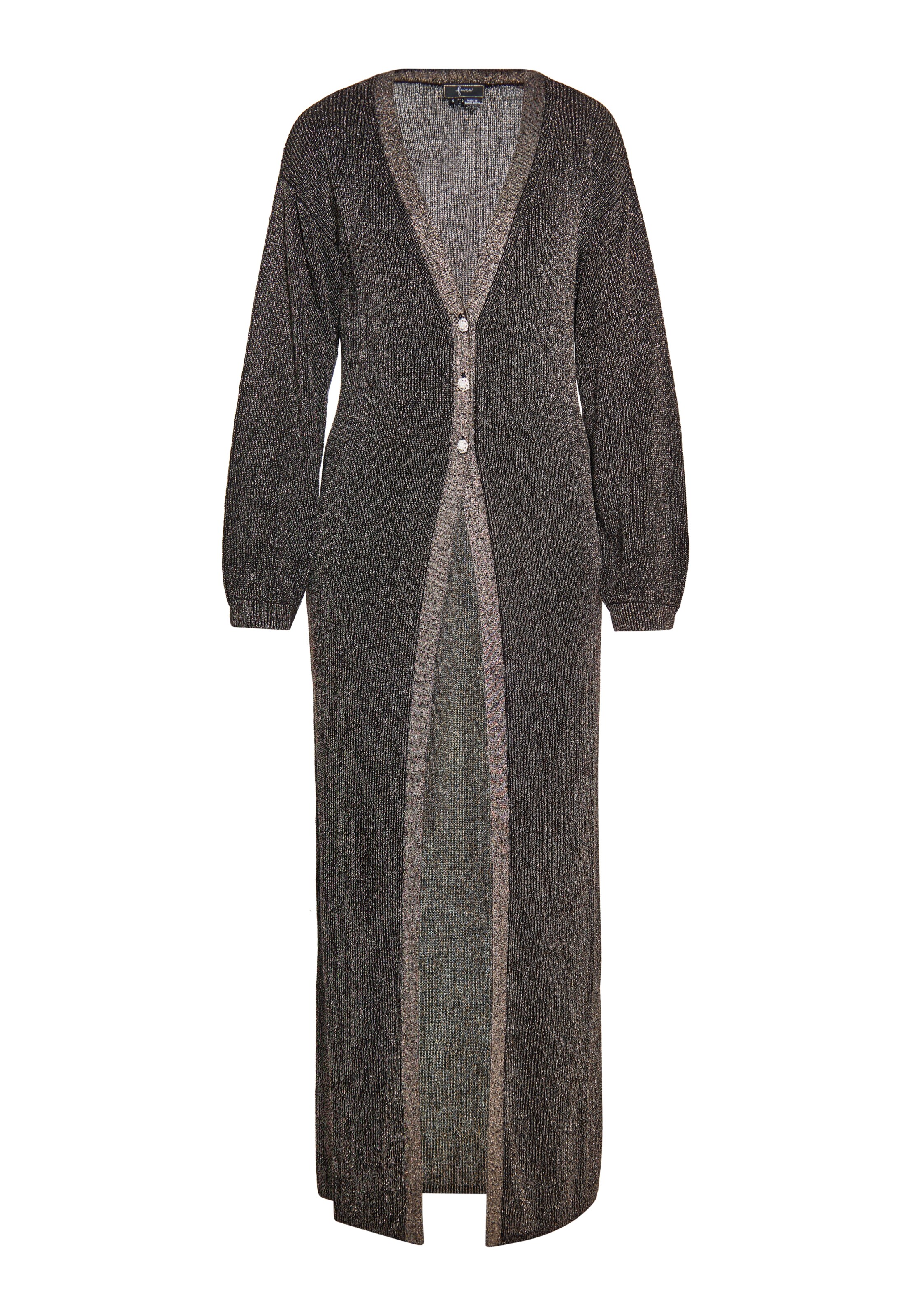 Cardigan faina en noir : devant