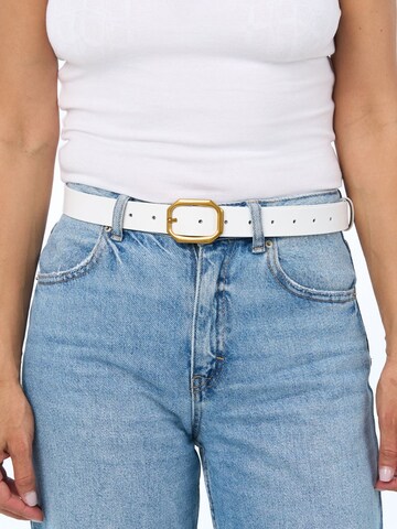 jolar Gürtel 'ELEGENT GOLD'‌‌ in Weiß