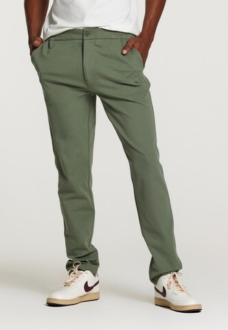 Regular Pantalon 'Hudson' Shiwi en vert : devant