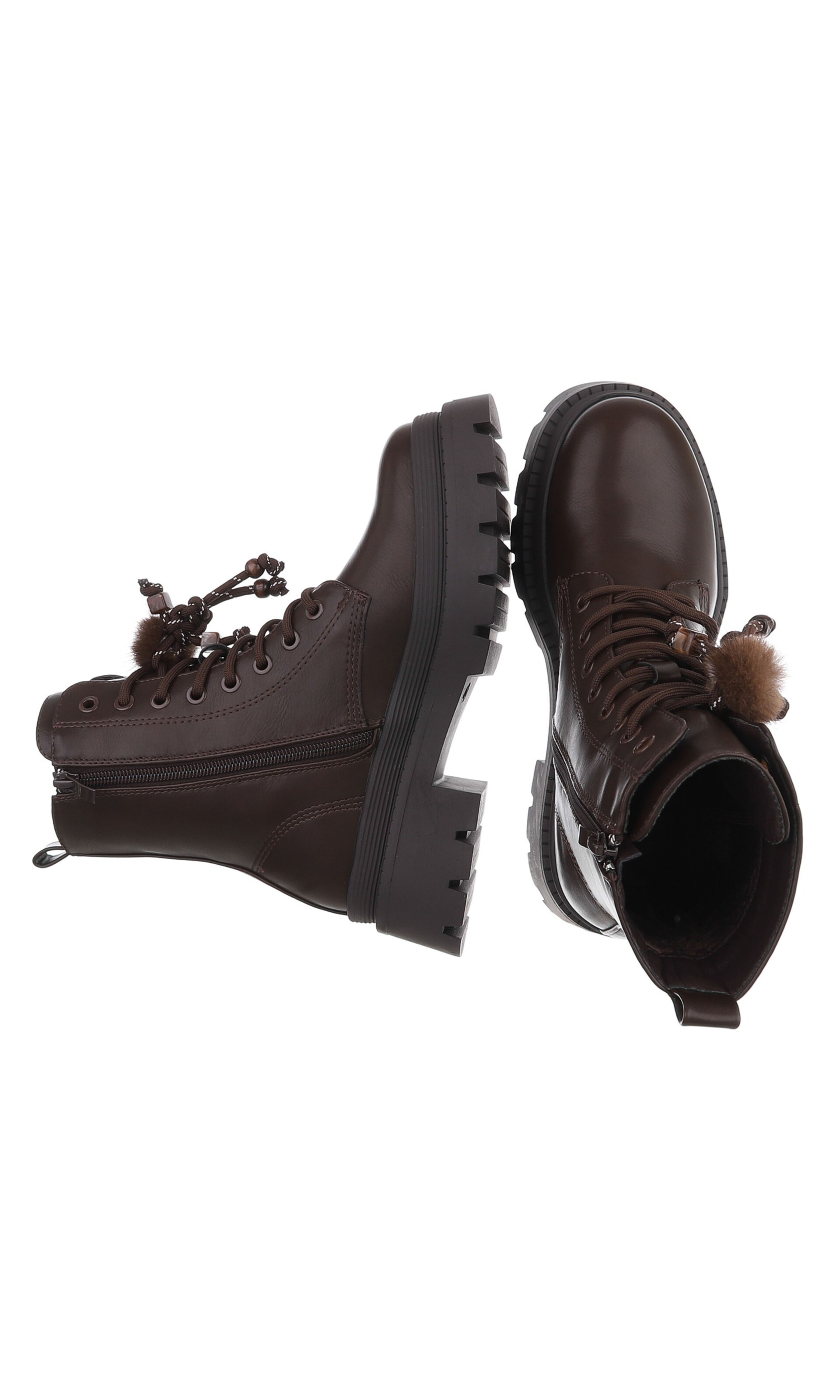 Ital-Design Stiefelette in Braun