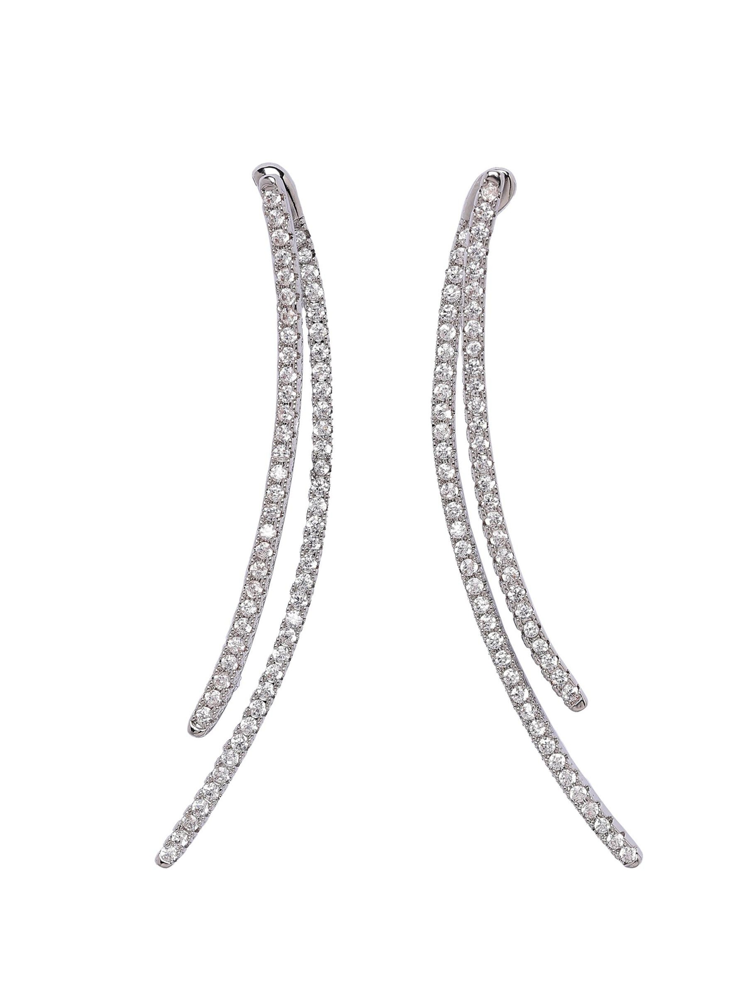AVANT-GARDE PARIS - Pendientes 'Corneliasa' en plata: frente