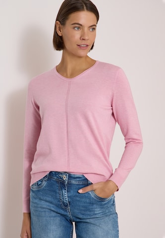 CECIL Sweater in Pink: front